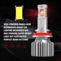 Phares de voiture LED LANSEKO G10 P13 PSX24 PSX26 30W 6000LM avec conception sans ventilateur pour phares de camion