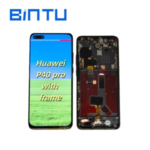 Display Schermo per Huawei P40 Pro e Mate 30 Pro, Pannello con Sensore di Impronte Digitali, Grado A++, Assemblaggio OLED Curvo con Cornice - Product Image 2