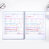 Carnet de notes médical en tissu spirale A4 A5 pour infirmières, personnalisable, pour médecins et infirmières