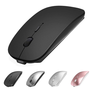 Wireless Bluetooth <b>Mouse</b> Silent Click Rechargeable Slim Portable For Laptop Tablet Pc Computer - Product Image 2
