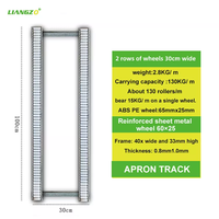 Convoyeur agricole et transport de légumes, camion à rouleaux en tôle, piste à rouleaux en alliage, Rail d'écoulement robuste