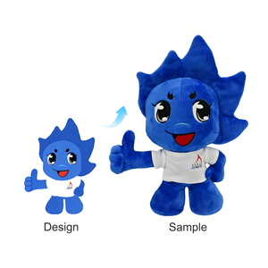 Muñeco de Peluche Personalizado de Algodón PP Súper Suave con Personaje de Anime, MOQ Bajo, Color Personalizado y Certificación - Product Image 1