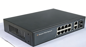 Commutateur PoE industriel 10 ports Ethernet avec 8 ports PoE et 2 ports Uplink, IA, OEM, vente chaude en usine - Product Image 5