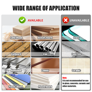 חור מתכת עץ מקדחה קצת עבור גבס פלסטיק לוח ברזל צלחת במורד אור גיליון ברזל-כלי יד - Product Image 4