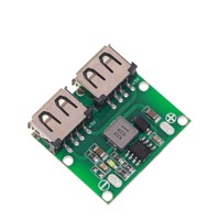 Salida USB dual, 9V/12V/24V a 5V 3A, módulo de carga DC-DC para vehículos, reducción y estabilización de voltaje.
