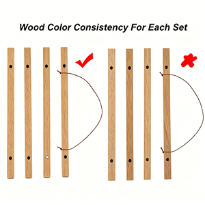 Supporto per Poster in Legno, Cornice Magnetica in Legno Massiccio, Kit per Appendere Stampe Artistiche, Decorazione Murale Minimalista per Ufficio, Camera da Letto, <span class=keywords><strong>Galleria</strong></span> - Product Image 5