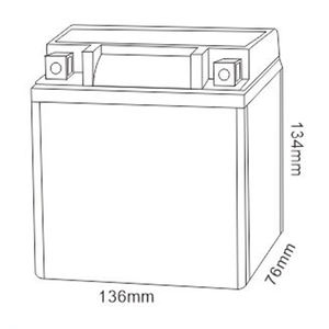 Mhb 12N9-BS 中国サプライヤー ドライタイプ メンテナンスフリー 鉛蓄電池 12ボルト 9ah バイク用バッテリー 充電式部品 - Product Image 2