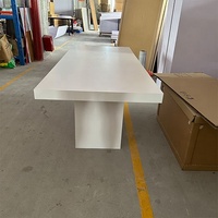 2023 heiße sal runde quadratische Kunststoff Acryl Kinder Event Party Tische