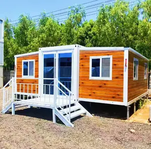 20ft 40ft high quality Expandable Container House Australia US Granny Flat Prefabricated House hotel Free Shipping Made In China