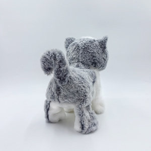 Juguete electrónico interactivo de gato de peluche para niños y niñas, gatito que camina y ladra con control remoto - Product Image 6