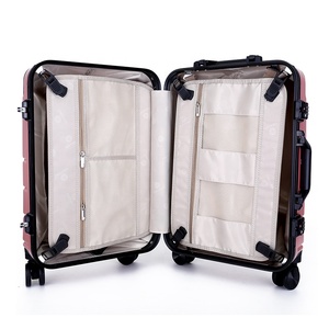 Bán Buôn Thời Trang Mới Khung Nhôm Hành Lý Bền 4 Bánh Xe Abs + Pc Du Lịch Xe Đẩy Va Li Hành Lý Với Xử Lý Mềm Phù Hợp Với Trường Hợp - Product Image 5