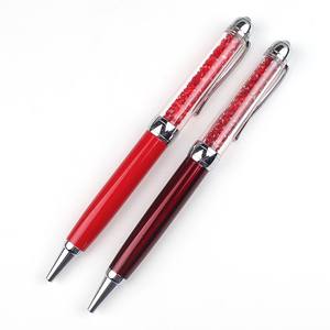 Новый дизайн промо мяч хрустальная шариковая ручка отпечаток логотипа для свадебного подарка с бесплатным образцом - Product Image 3