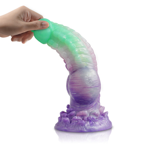 Nhà Máy Cung Cấp 22.5 Cm 4 Màu Sắc Hỗn Hợp Hình Dạng Động Vật <span class=keywords><strong>Dick</strong></span> Đồ Chơi Tình Dục Phổ Biến Nhất Cầu Vồng Con Chó Dildo Cho Người Phụ Nữ Âm Đạo Massage - Product Image 2