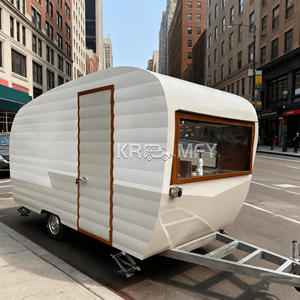 Cuisine mobile de rue, camion de café rapide, camion de restauration, remorque de traiteur, extérieur - Product Image 5