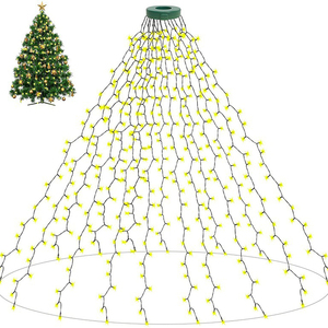 Lumières de Noël LED <span class=keywords><strong>Guirlande</strong></span> <span class=keywords><strong>Lumineuse</strong></span> US Plug 31V Avec 400 LED Arbre de Noël LED <span class=keywords><strong>Guirlande</strong></span> Pour Décoration Intérieure Et Extérieure - Product Image 2