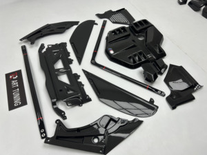 Kit intérieur en fibre de carbone sèche, couvercle de compartiment moteur, kit de remplacement 7 pièces pour BMW G80 M3 G82 M4 G83 G87 M2 S58 Moteur 2021+ - Product Image 4