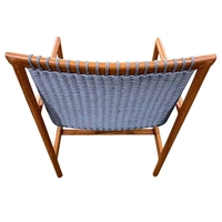 Chaise de salle à manger rembourrée avec cadre en bois pour café, restaurant, hôtel, support personnalisé
