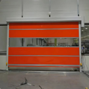 Tự Động Pvc Nhựa Tốc Độ Cao Rolling Shutter Cửa Cho Kho Với Clear View - Product Image 6