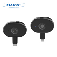 Cámara Gran Angular HD DOBE para Nintendo Switch 2 / N-S2, Cámara Web Plug and Play con Cubierta de Privacidad y Soporte Ajustable