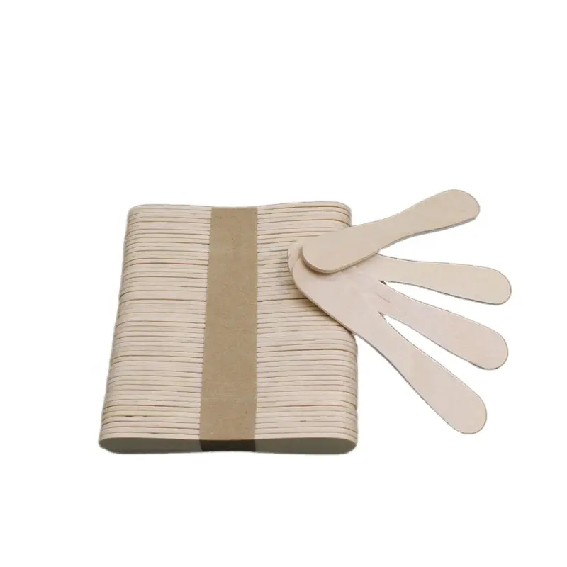 Biodegradable Disposable wooden ice cream spoons Eco Cutlery Set birch wood ice cream stick ice cream wooden spoon