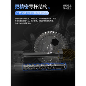 Feilu รอกตกปลาแบบหมุนระยะไกลรอกตกปลาขนาดใหญ่สำหรับตกปลาทะเลขายส่ง - Product Image 4