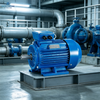 Moteur asynchrone triphasé IE1 à faible bruit 5,5 CV 4 kW, AC, fermé, 1410 tr/min, fonctionnement stable