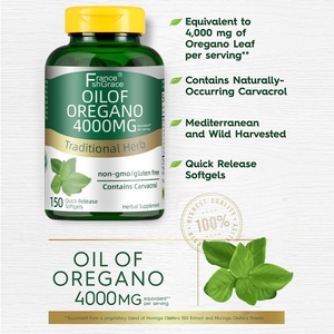 Huile d'origan à base de plantes 4000mg – Complément alimentaire pour soutenir la santé du système immunitaire chez l'adulte – Gélules d'huile d'origan - Product Image 2