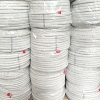 Cordon en fibre céramique LKT 4mm-25mm, qualité standard, garnissage réfractaire pour revêtements d'étanchéité des fours de forge, longueurs 10000/50000mm, en vrac