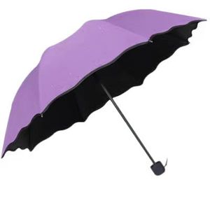 Promotion OEM Custom Parasol Sombrillas <strong>Change</strong> <strong>Color</strong> 3 <strong>Fold</strong> <strong>Umbrella</strong> in Wet - Product Image 3