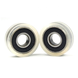 Ròng Rọc Nhựa Chất Lượng Cao Bánh Xe Chịu Lực 6X18X6Mm Đai Phẳng 696RS Con Lăn Polyurethane Tráng Cao Su PU POM Có Vòng Bi - Product Image 4