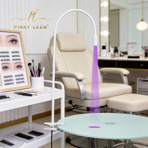 Pinky Leem Professional 405nm 5W White LED UV Lash Lamp Metal Pedal for <b>Nail</b> Art and UV Eyelash <b>Extensions</b> - Product Image 1