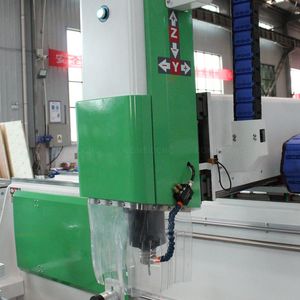 Machine de fabrication de fenêtres et de portes, perceuse à charnières monotête 3000 mm pour <span class=keywords><strong>profil</strong></span>és aluminium avec changement d'outil automatique, code G - Product Image 4