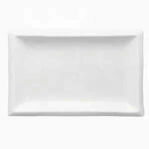 Standart düz yemek tabağı boyutu beyaz seramik suplalar vintage porselen tabaklar otel sofra takımı yemek takımı