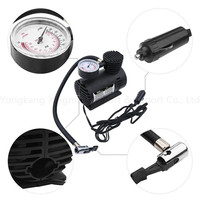 300 Psi Mini compresseur d'air 12v voiture Auto pompe Portable double compresseur gonfleur de pneus