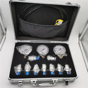 3 Gauges Hydraulic Pressure Testing Kit <b>Diagnostic</b> <b>Tool</b> Set, Hydraulic Pressure Measurement Kit for All Heavy Equipments - Product Image 2