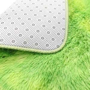 Nouveau design carré rose 1.8m tapis polyester tapis et tapis fourrure tapis rose moelleux tapis pour salon - Product Image 2