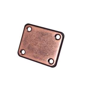 Piastra di giunzione del collo del basso elettrico con viti rame rosso acciaio metallo in plastica-tipo di Pickup - Product Image 1