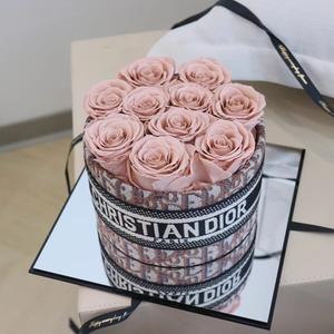 Rosa eterna Día de la madre Rosa preservada caja de regalo acrílica caja eternal preservar rosas flores - Product Image 3