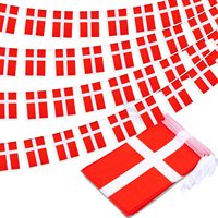 Nouveau drapeau imprimé du Danemark, 3x5 pieds, 100% polyester