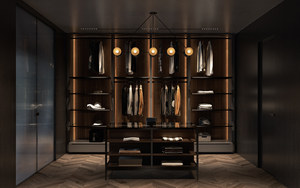 Muebles de Dormitorio y <span class=keywords><strong>Vestidor</strong></span> Modernos, Ecológicos, de Madera Maciza y Duradera, con Puertas de Vidrio para Oficina en Casa - Product Image 4