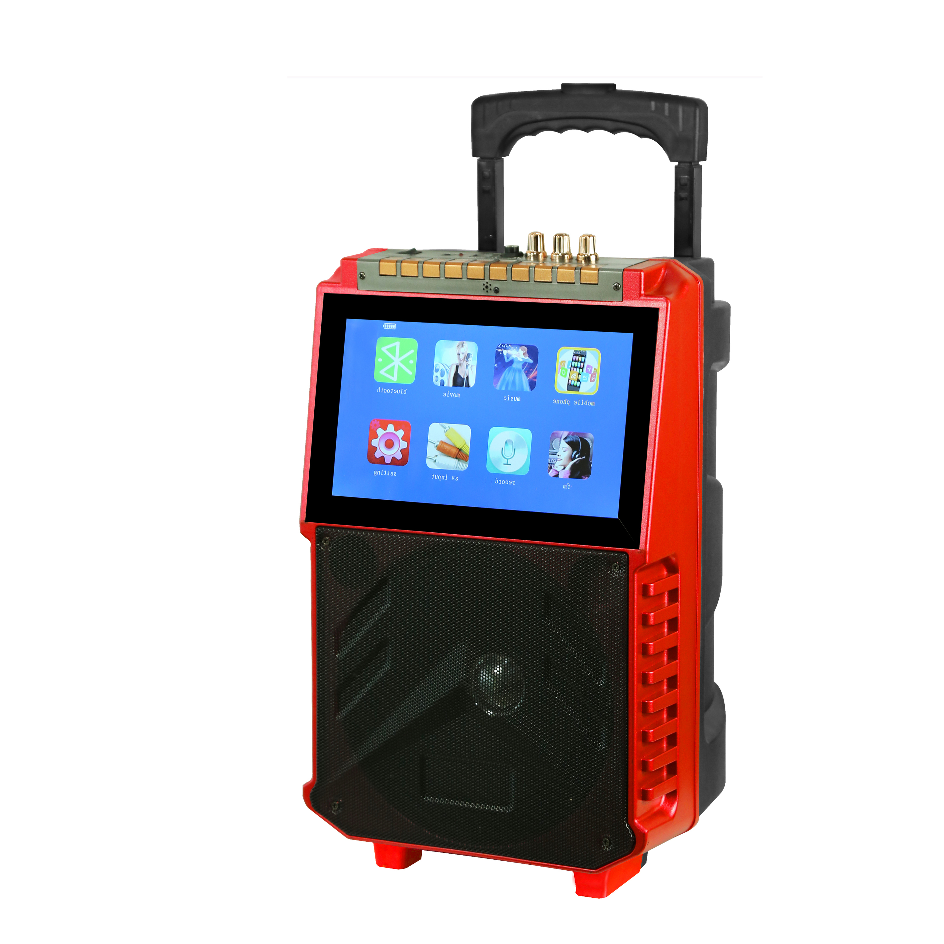 CQA Best Selling Screen <strong>Speaker</strong> <strong>bluetooth</strong> Video <strong>Speaker</strong> Karaoke with <strong>Remote</strong> <strong>Control</strong>
