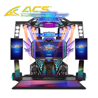 Machine de jeu d'arcade ACS Dance Battle, plateforme interactive rythmique japonaise en métal, équipement de divertissement commercial pour lieux intérieurs