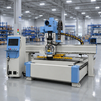 Routeur CNC 1325 de fabrication industrielle avec garantie de 2 ans pour la production de abris de jardin, de gazebos, de pergolas et d'arbres à fleurs