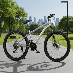 Bicicleta de Montaña MTB de 24/26 Pulgadas con Cuadro de Acero al Carbono, 21 Velocidades, Capacidad de Carga de 150 kg, Frenos de Disco, Soporte de Fábrica OEM/ODM, Venta al Por Mayor KB93 150kg Ind - Product Image 4