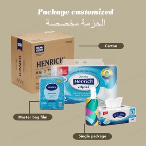 Mouchoirs en papier doux pour le visage, 3 plis, boîte <span class=keywords><strong>de</strong></span> luxe, sensation ultra douce, forte absorption pour le démaquillage, le nettoyage et les soins quotidiens - Product Image 3