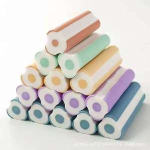 Borradores de Lápiz con Menos Residuos, Nuevo Diseño, Papelería, Borrador de Goma Colorido para Niños, Dibujo y Escritura - Product Image 3