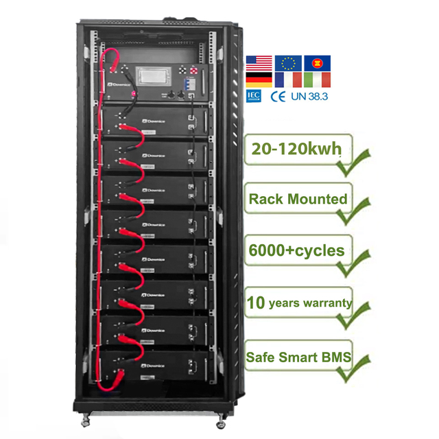 20Kwh 50Kwh 35kwh 40 kwh 50kw 60kwh 80kwh 100 kwh 75Kwh 96V 1High Voltage Lithium Battery for Solar Energy System