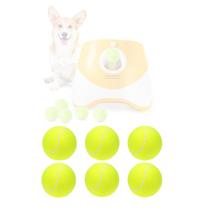 Mainan kunyah hewan peliharaan karet tahan lama bola tenis latihan canggih untuk bermain anjing interaktif bola lempar latihan - Product Image 3