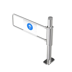 Süpermarket kol turnike paslanmaz çelik giriş ve çıkış güvenlik salıncak turnike bariyeri - Product Image 4