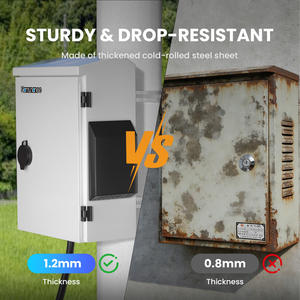 Boîte de jonction électrique en acier laminé à <span class=keywords><strong>froid</strong></span> Namunanee, étanche aux intempéries IP55, pour thermostat, <span class=keywords><strong>ventilateur</strong></span>, boîtier thermique - Product Image 4